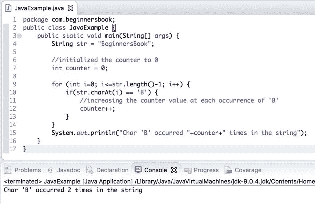 Java `String charAt()`方法 - 图2