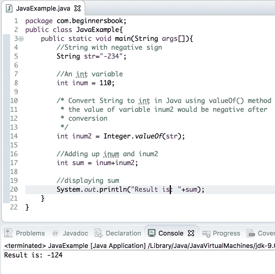 Java 程序：`String`到`int`的转换 - 图2