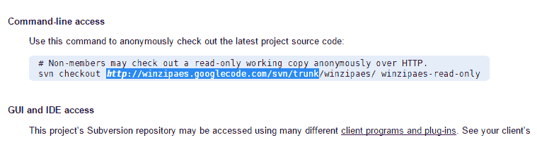 如何从 Google Code 项目中签出源代码 - 图3
