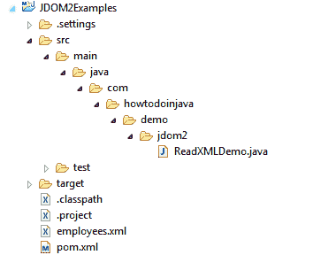 Java JDOM2 – XML 读取示例 - 图1