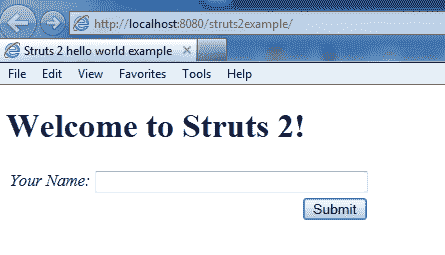 Struts2 HelloWorld 示例 - 图2