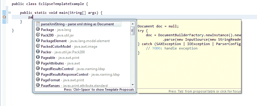创建 Eclipse 模板以加快 Java 编程 - 图3