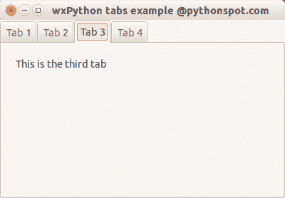 wxPython 选项卡 - 图1