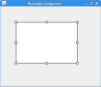 Java Swing 中的可调整大小的组件 - 图1