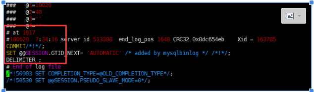 逻辑全备 binlog 只恢复单表数据 - 图5