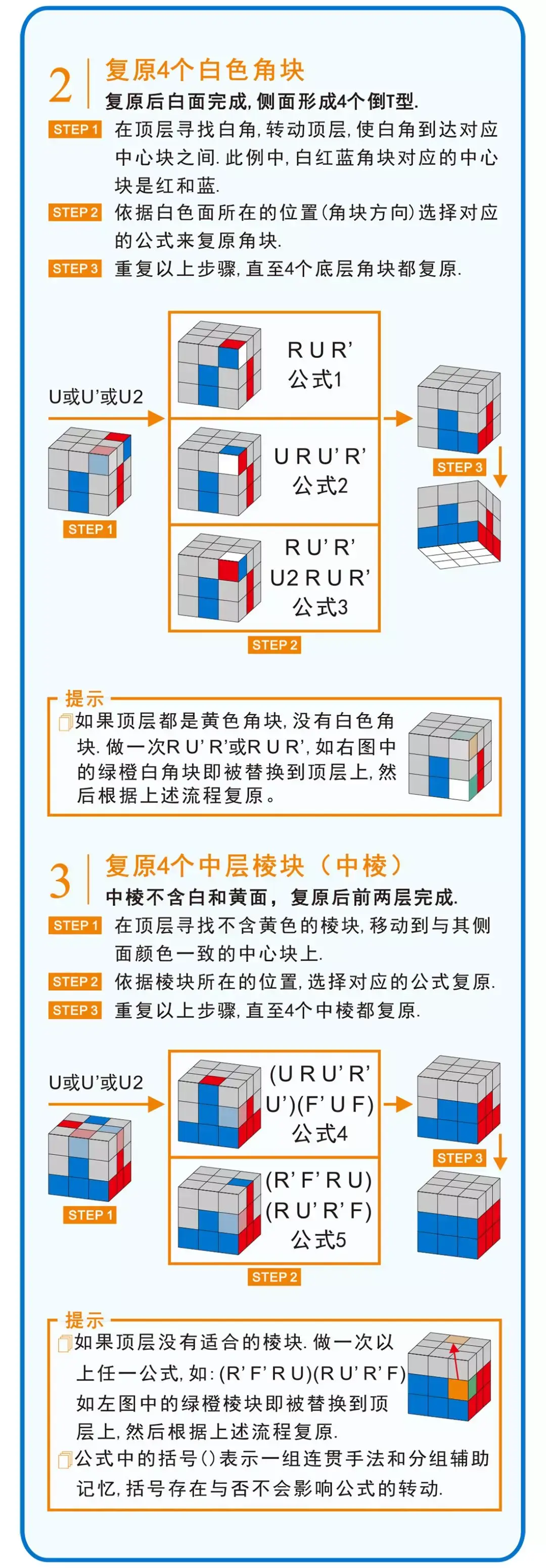 「魔方」三阶初级 - 图3