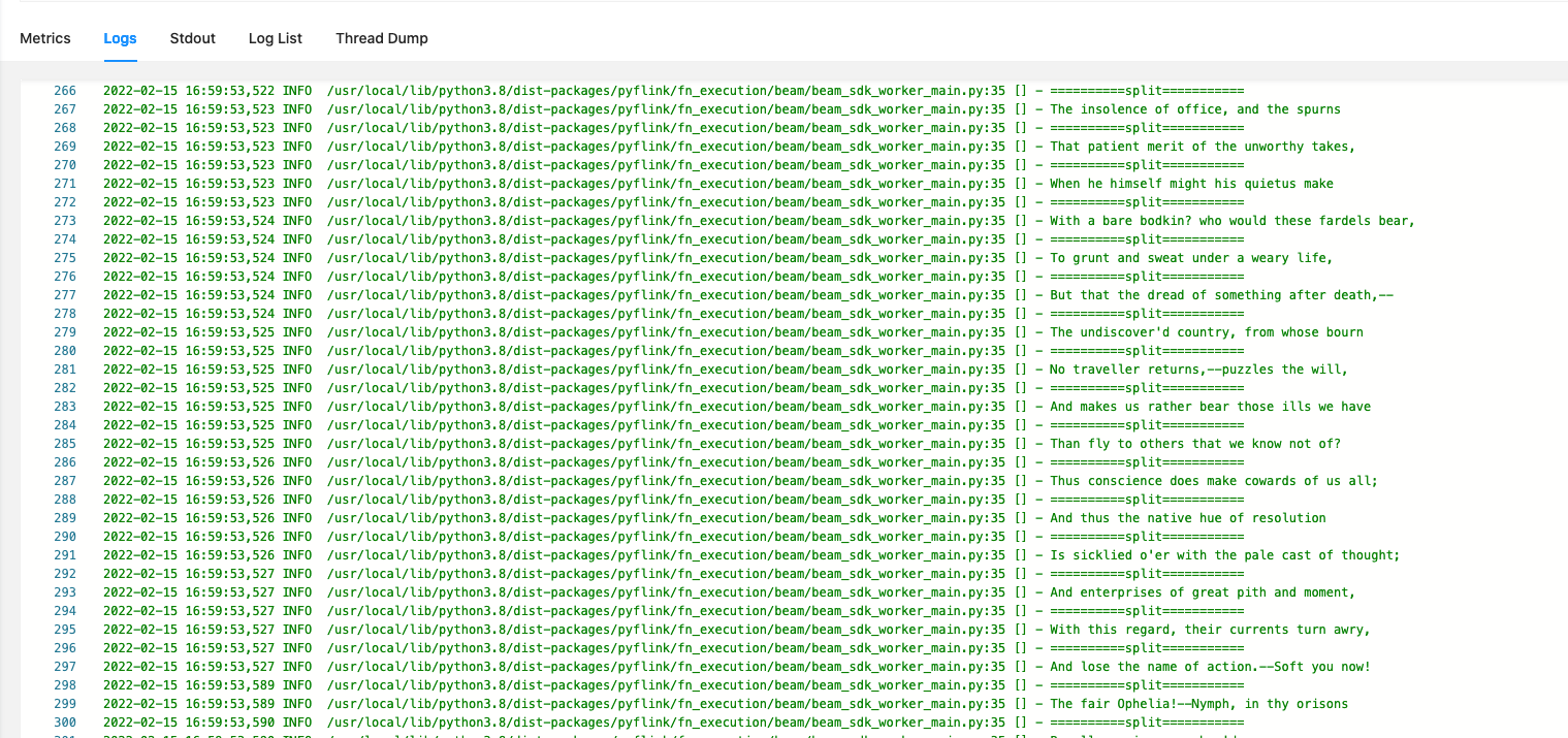 PyFlink 应用调试 - 图6