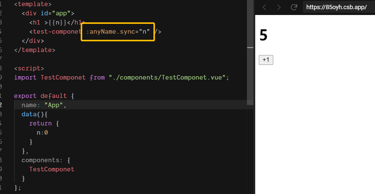 详解Vue中.sync修饰符 - 图2