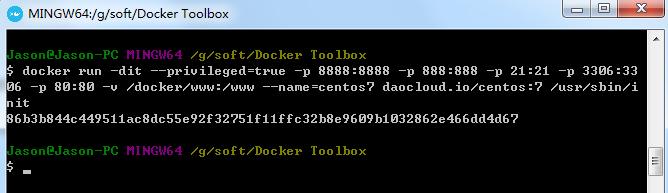 win安装docker并部署CentOS 宝塔环境 - 图6