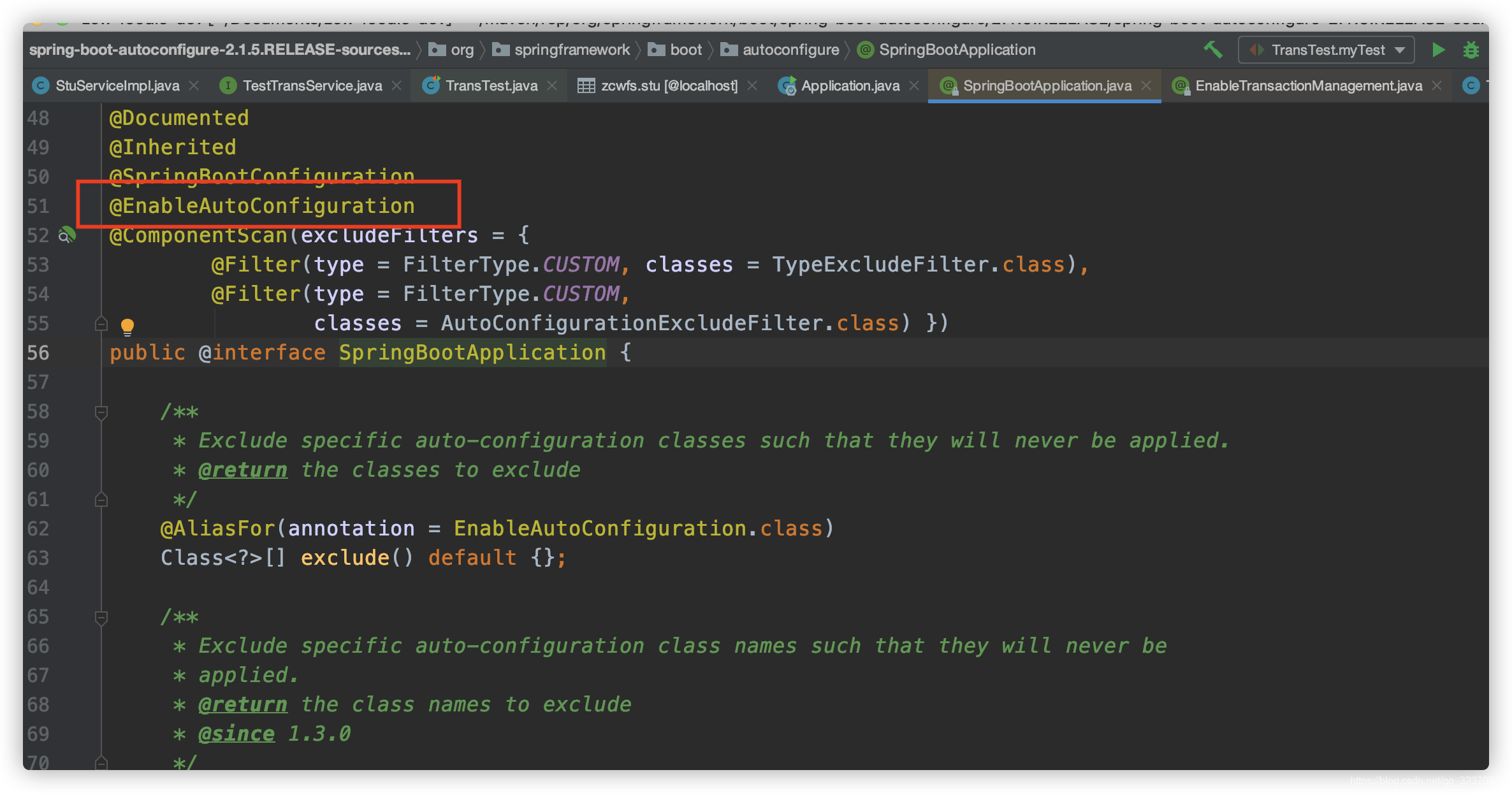 为何不使用@EnableTransactionManagement就能使用事务 - 图3