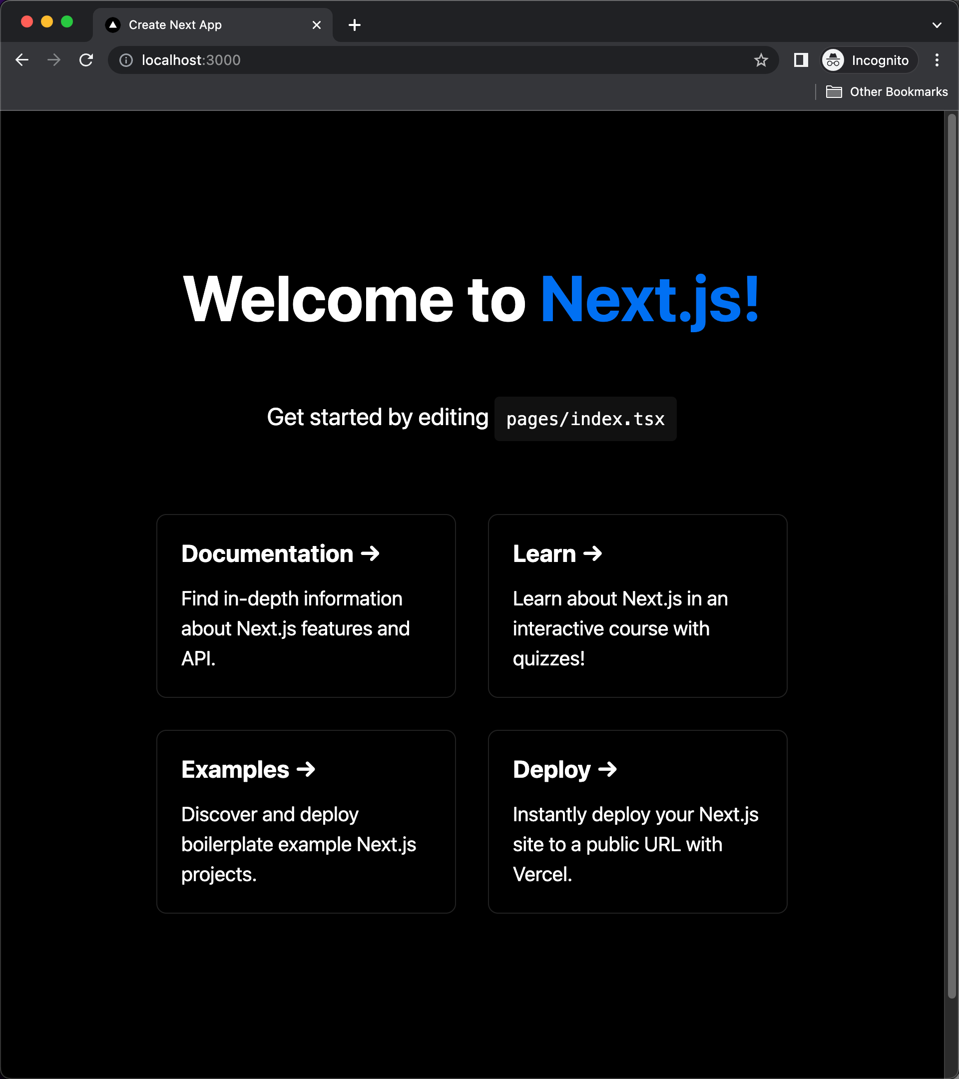 如何快速搭建一个 Next.js 项目？ - 图1