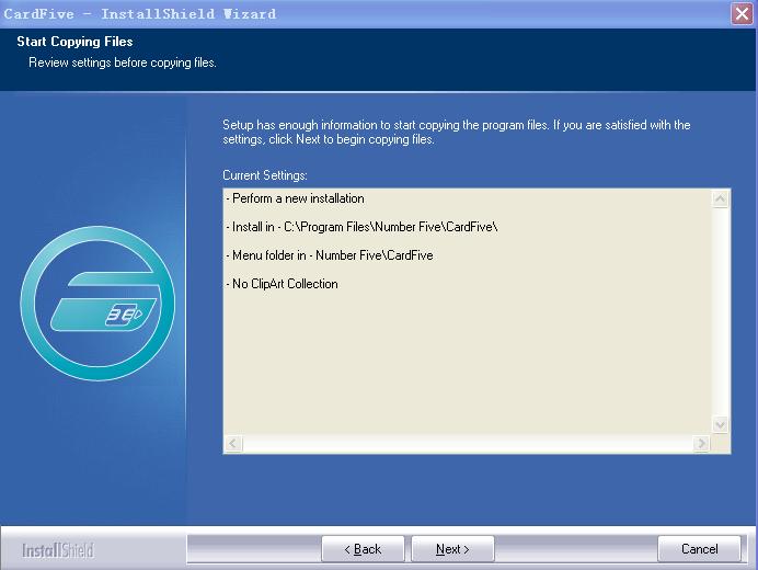 制卡软件CardFive7的安装方法 - 图5