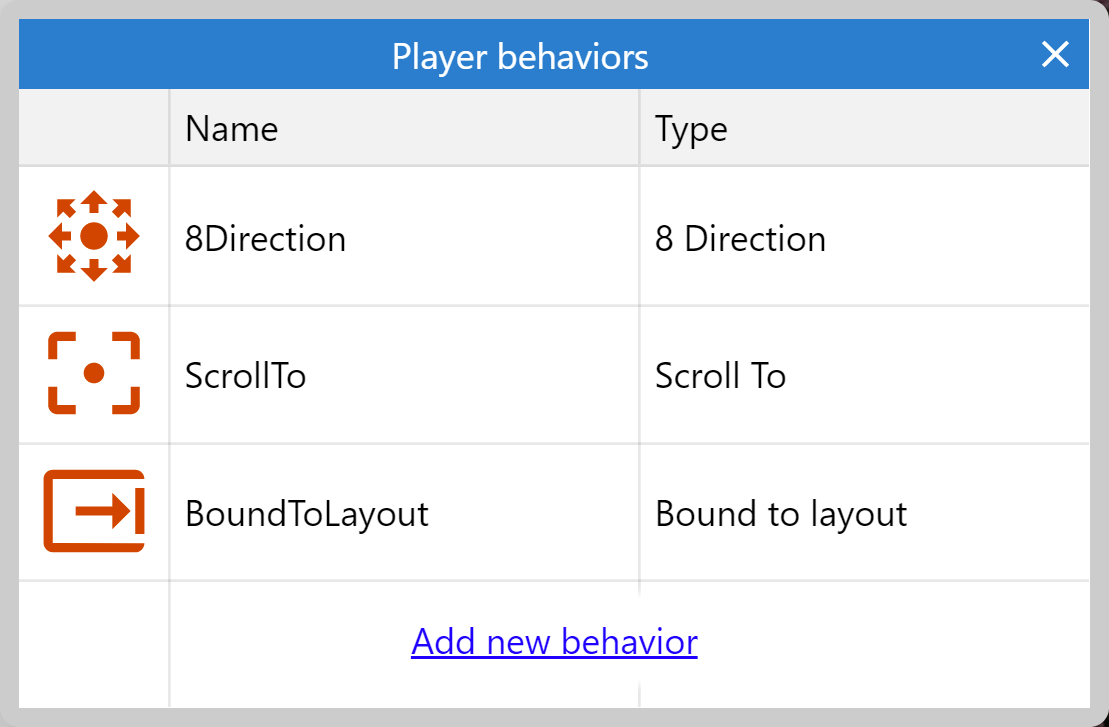 添加behaviors(行为) - 图3