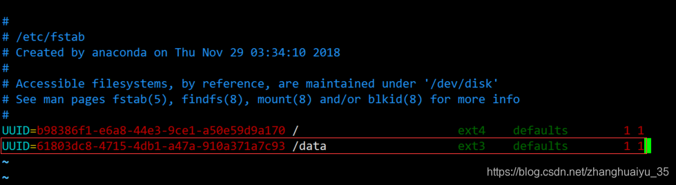 linux 硬盘挂载及迁移相关数据 - 图4