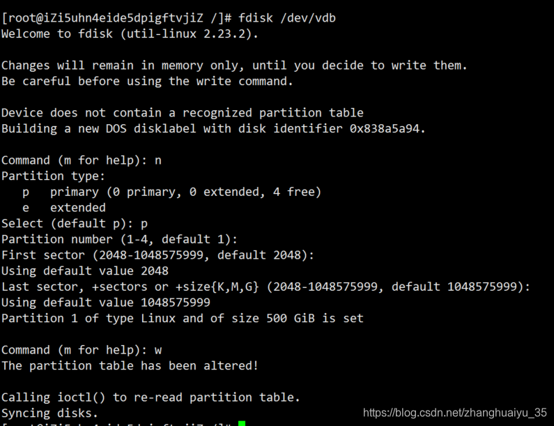 linux 硬盘挂载及迁移相关数据 - 图2