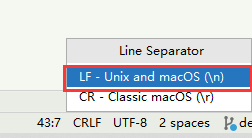 linux 未预期的符号 `$‘{\r‘‘ 附近有语法错误 - 图1