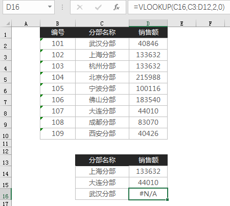 vlookup函数 - 图9