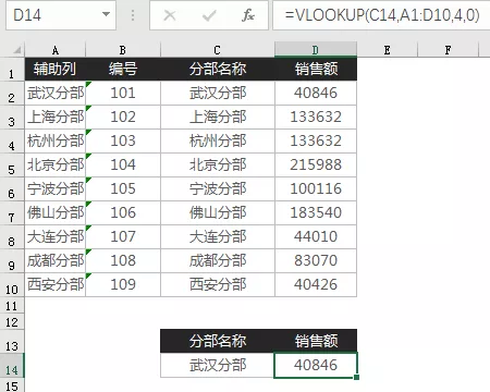 vlookup函数 - 图8