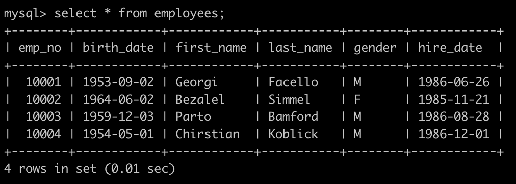 查找所有员工的last_name和first_name以及对应部门编号dept_no - 图1