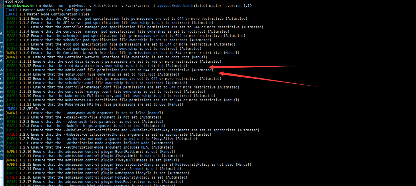 Cluster Setup - CIS Benchmarks（集群设置-CIS基线） - 图13