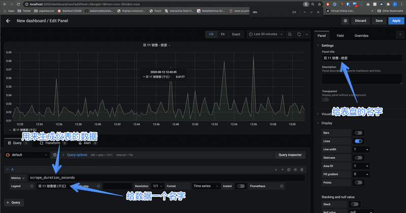 Grafana 中文入门教程 | 构建你的第一个仪表盘 - 图12