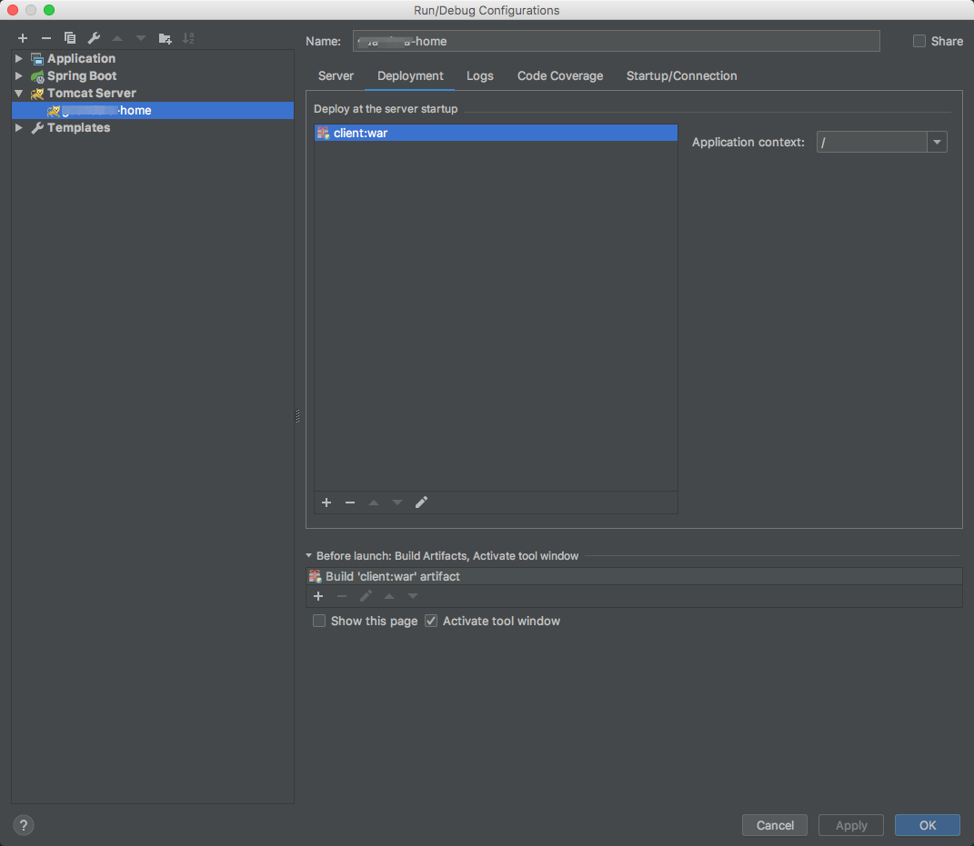 IntelliJ IDEA SpringBoot 使用第三方Tomcat以及部署 - 图2