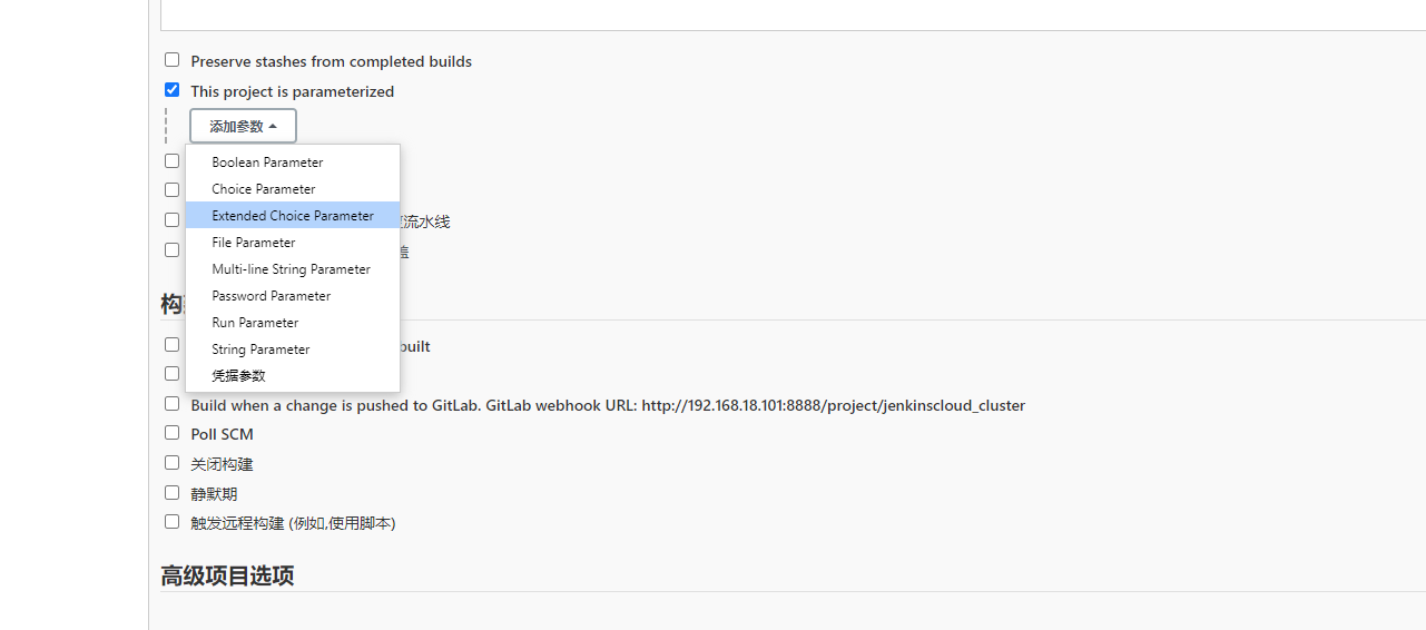 设计Jenkins集群项目的构建参数之添加参数.png