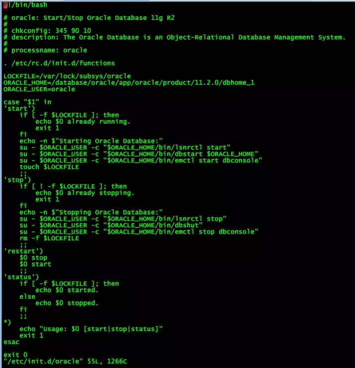 CentOS6.9下Oracle11gR2数据库的创建并设置开机自启动脚本 - 图26