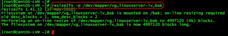 CentOS系统中动态调整LVM分区大小 - 图10