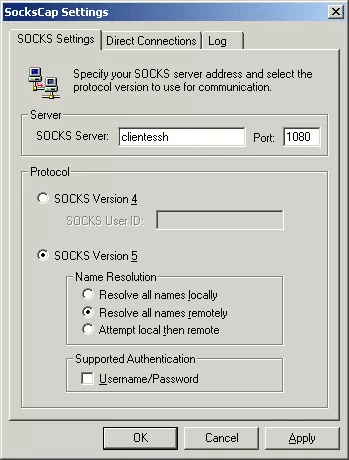 动态端口转发：安装带有 SSH 的 SOCKS 服务器 - 图8
