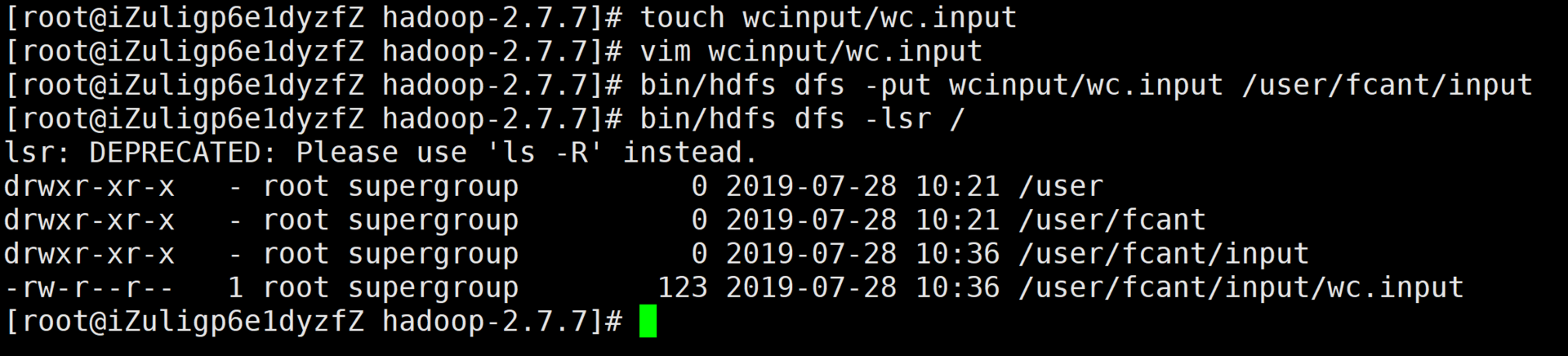 Hadoop运行模式-单例/伪分布式 - 图7