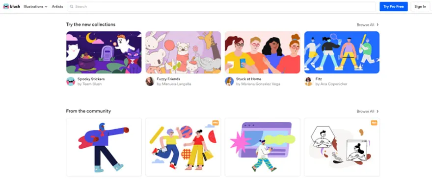 16 个免费插画资源网站 - 图7