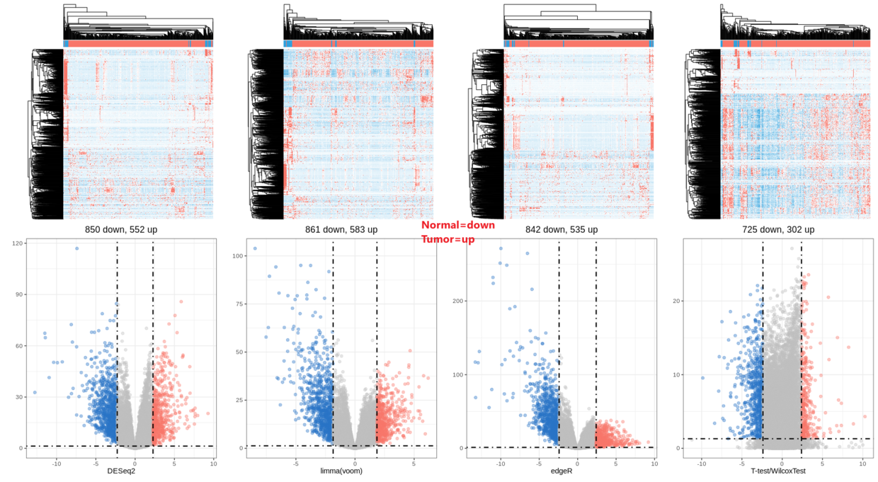 数据分析：转录组差异分析（DESeq2 limma edgeR t-test/wilcox-test）总结 - 图28
