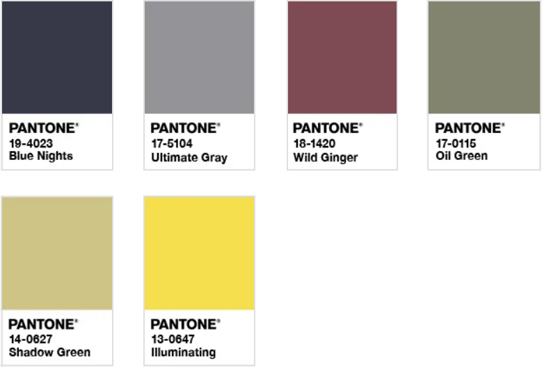 2021-Pantone发布双流行色：亮丽黄和极致灰 - 图33