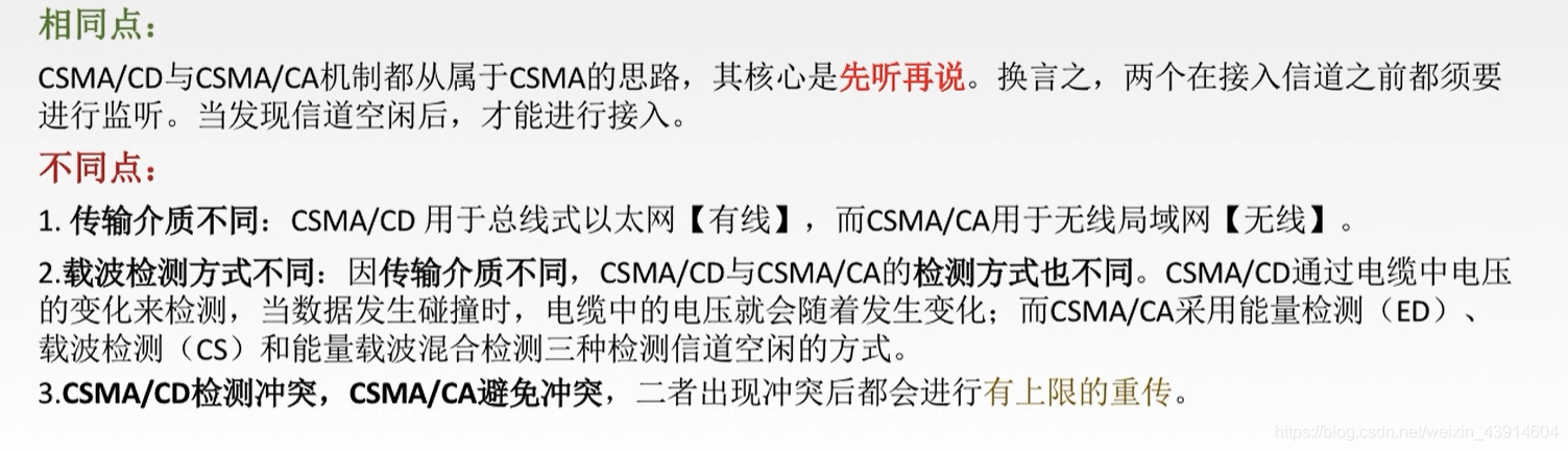 3.5.1 介质访问控制（静态划分信道、FDM、TDM、STDM、WDM、CDM）、（动态划分信道、ALOHA、CSMA、CSMA/CD、CSMA/CA）、令牌传递协议) - 图38
