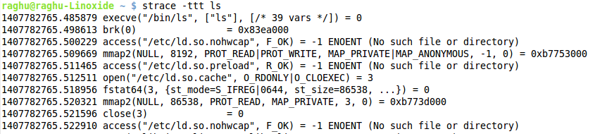 使用 Linux 的 strace 命令跟踪/调试程序的常用选项 - 图12