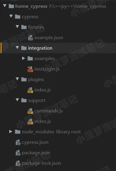 Cypress系列（4）- 解析 Cypress 的默认文件结构 - 图1