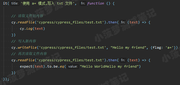 Cypress系列（95）- writeFile() 命令详解 - 图10