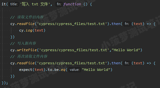 Cypress系列（95）- writeFile() 命令详解 - 图4