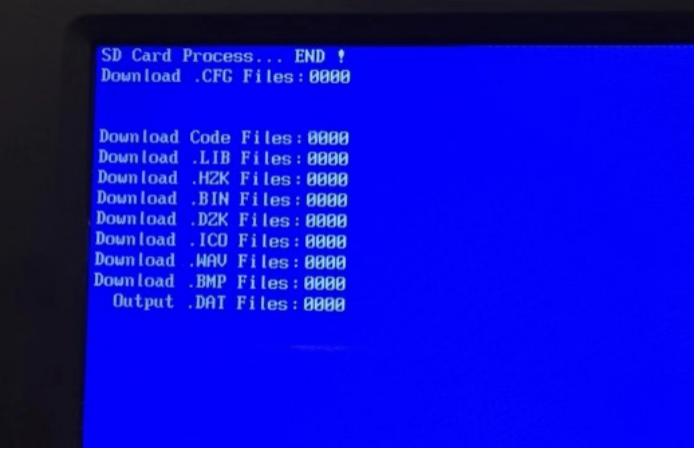 DYJO3GZ010_为什么 mCreate 烧录 LCD 屏固件后，仍然没有新的显示界面？ - 图1