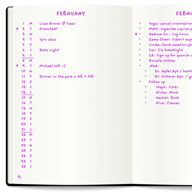 写给程序员的子弹笔记指南 ｜ Bullet journal guide for the programmer - 图9