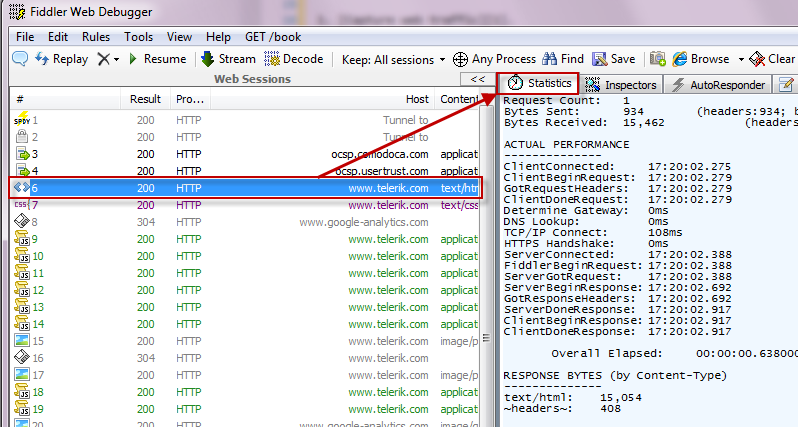 4.View Web Session Statistics(显示Web会话统计) - 图2