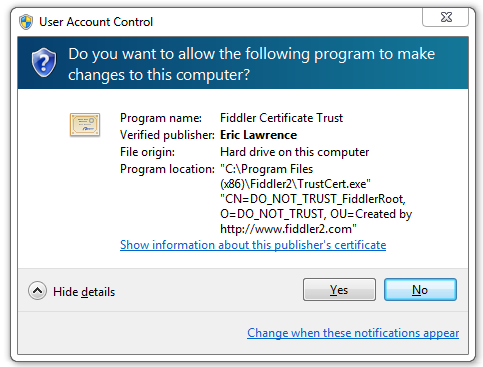 16.Configure Fiddler for Windows 8 Metro-style applications(为来自Windows8Metro风格应用程序配置Fiddler) - 图5