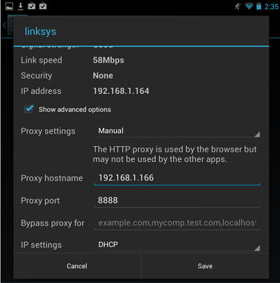 19.Configure Fiddler for Android/Google Nexus 7(为安卓或者谷歌Nexus7配置Fiddler) - 图4