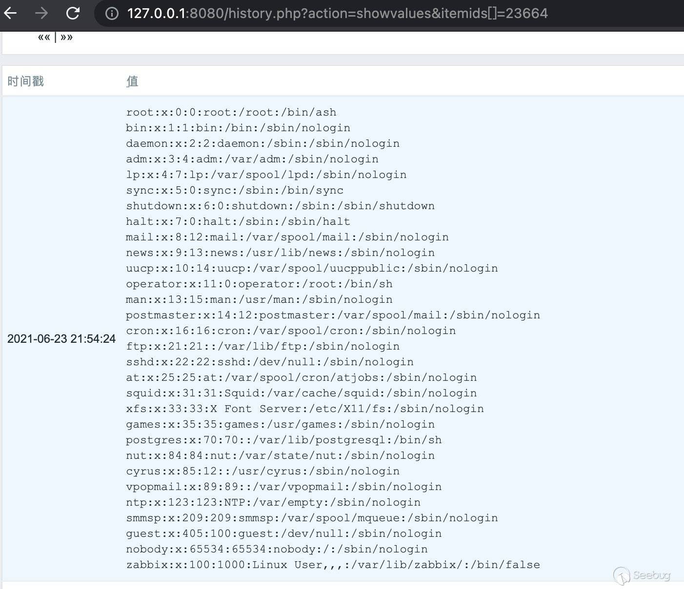 Zabbix 攻击面挖掘与利用 - 图22