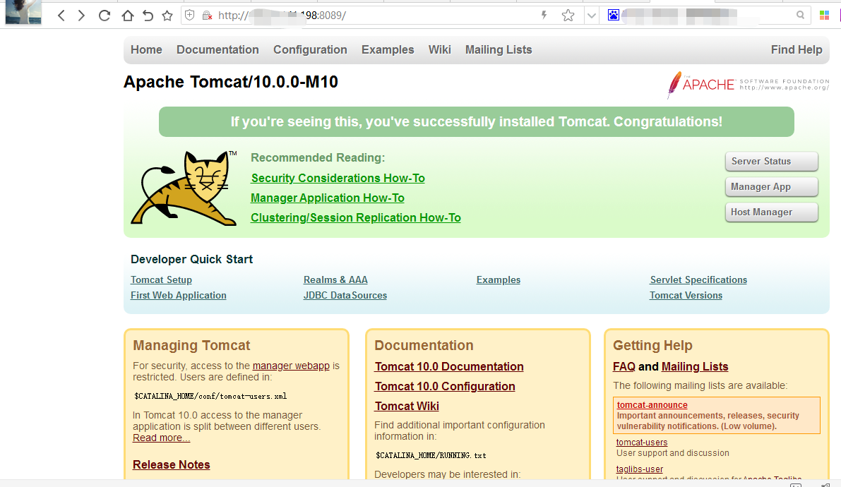 Tomcat10安装与配置图文教程 - 图9