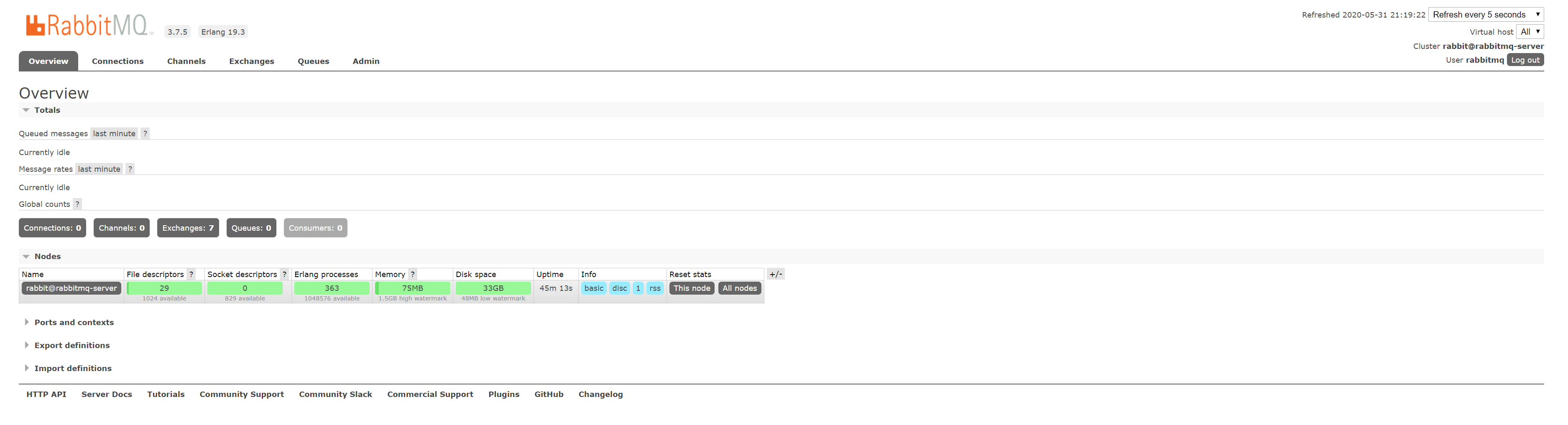 在CentOS7上安装RabbitMQ - 图3