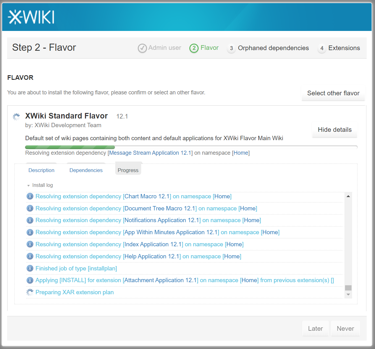 安装Xwiki知识管理平台 - 图7
