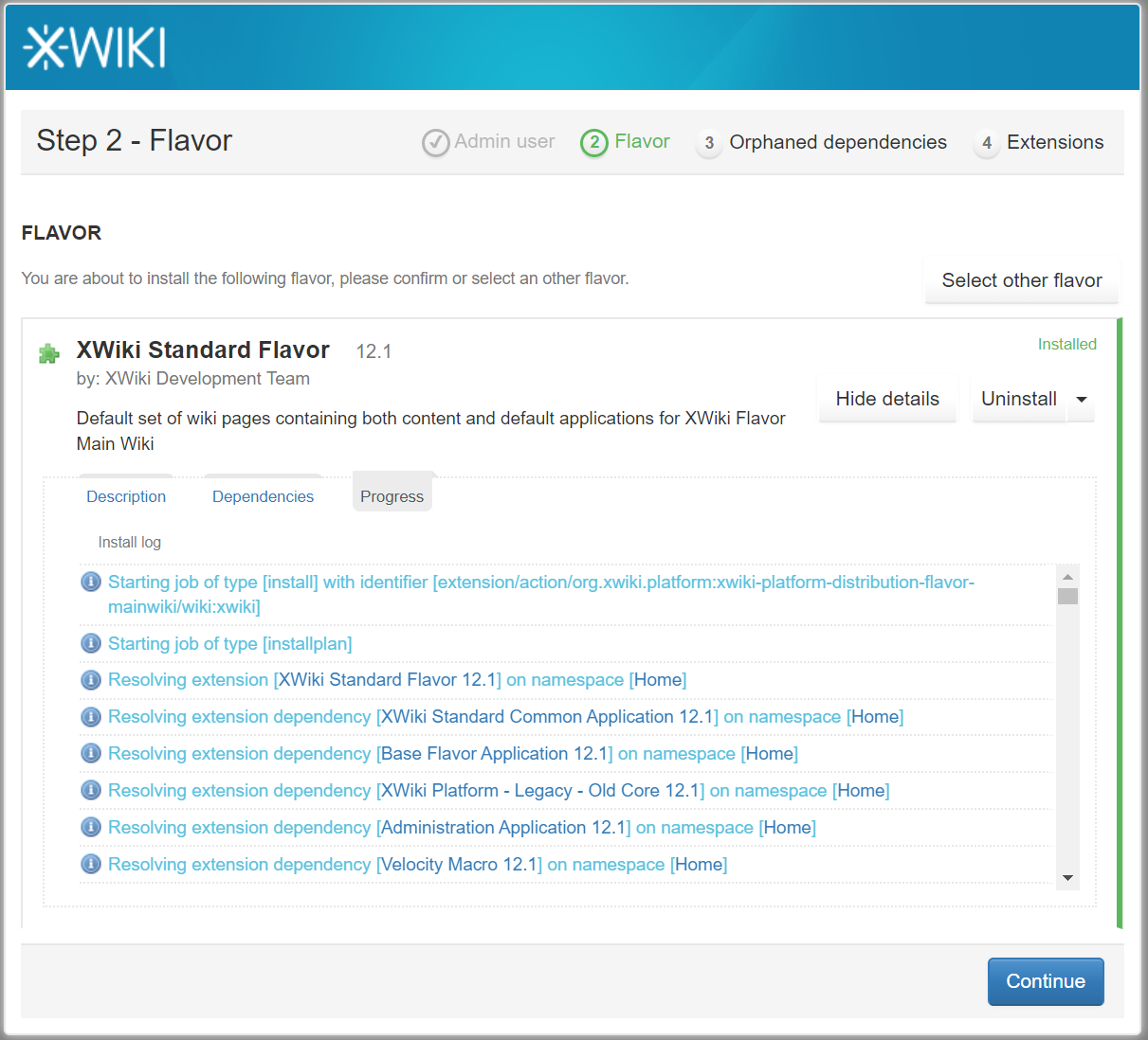 安装Xwiki知识管理平台 - 图8