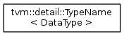 tvm::detail::TypeName < DataType >